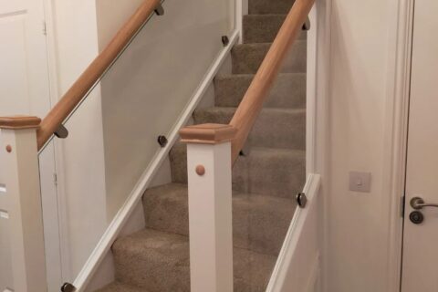 Glass staircase balustrade Chelmsford